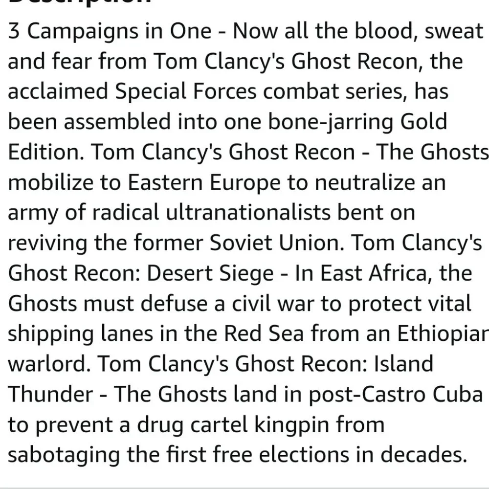 TOM CLANCY'S GHOST RECON 